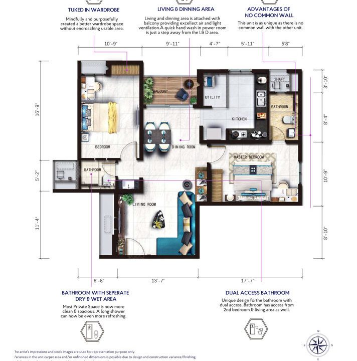 2 bhk plan3
