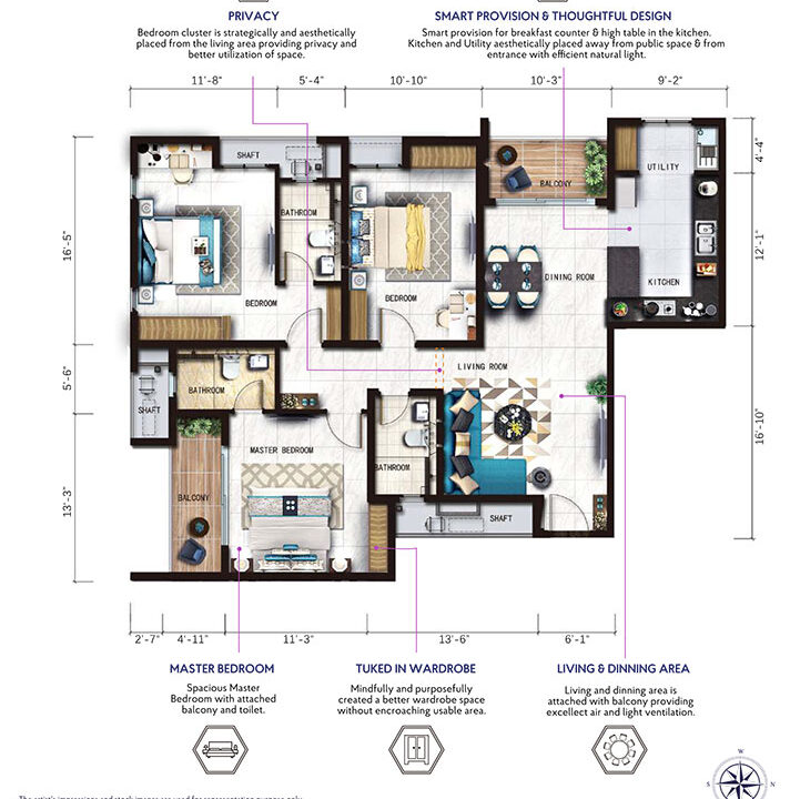 3 bhk plan2